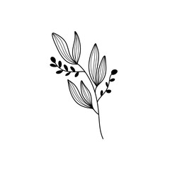 Minimalist Branches and leaves