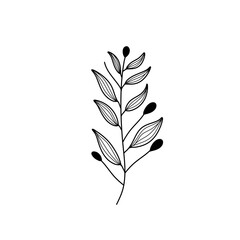 Minimalist Branches and leaves