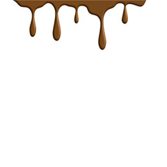 Melted chocolate dripping Vektor illustration