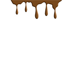 Melted chocolate dripping Vektor illustration