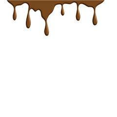 Melted chocolate dripping Vektor illustration