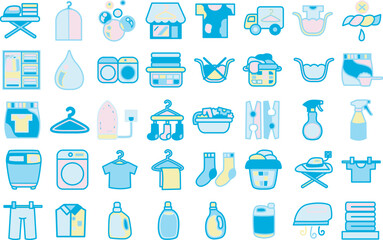 The theme of this icon set is Laundry.