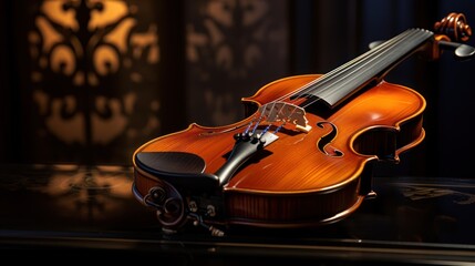 The violin weaves sweet and captivating melodies