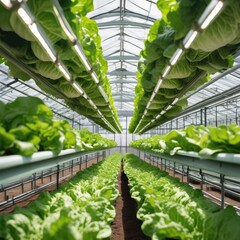 Hydroponics, growing lettuce, growing food in the future