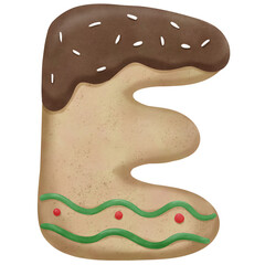 Cookie letter E