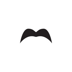 mustache icon vector