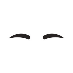 eyebrow icon vector