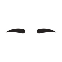 eyebrow icon vector