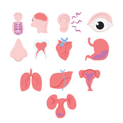 set of medical and health