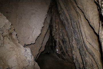 The salt  cave in Mount Sodom in southern Israel