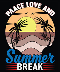 Obraz premium Summer t shirt design
