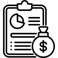 Financial Report Icon