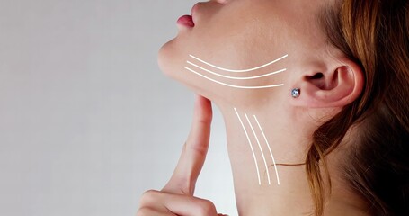 Woman Face Neck Lift