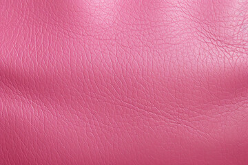 Close up pink leather texture, background.
