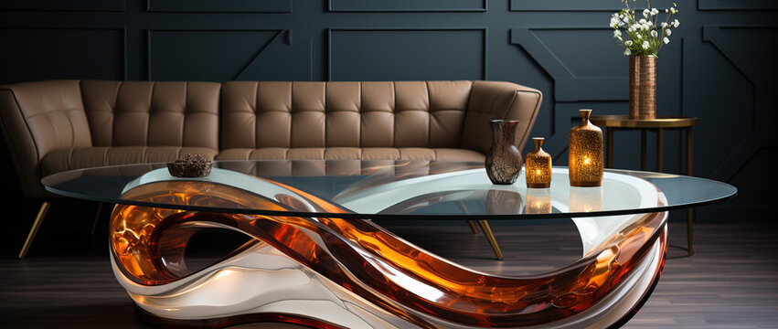 interior of a modern room
