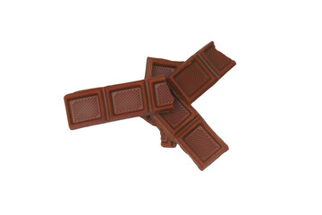 Chocolate bars isolated on a white background.png