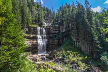  Middle Vallesinella falls in the National Park Adamello-Brenta. Trentino, Italy © murasal