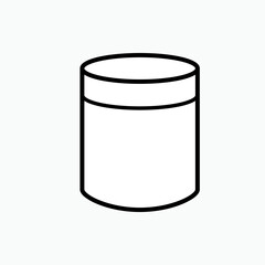 Cube Icon. Packaging Symbol - Vector.