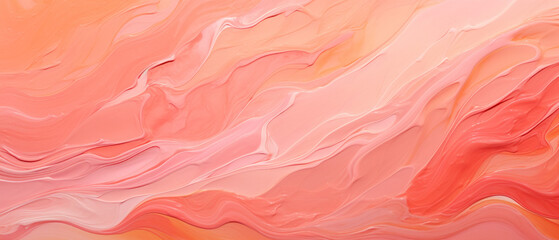 Obraz premium Abstract Marbled Acrylic Paint Ink Wave in Chocolate and Salt