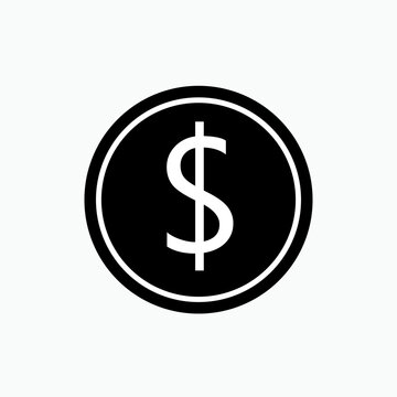 Coin Icon. Money, Investment Symbol  - Vector.