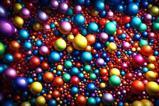abstract background with balls 4k, 8k, 16k, full ultra HD, high resolution and cinematic photography