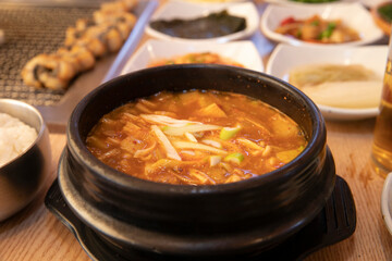 Korean Beef Brisket Soybean Paste Jjigae