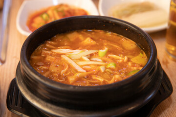 Korean Beef Brisket Soybean Paste Jjigae