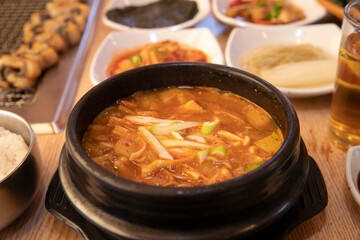Korean Beef Brisket Soybean Paste Jjigae