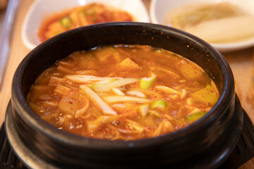 Korean Beef Brisket Soybean Paste Jjigae