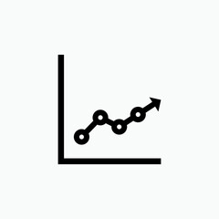 Diagram Icon. Analyze, Statistic Element Symbol - Vector.