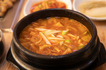 Korean Beef Brisket Soybean Paste Jjigae