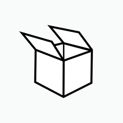 Gift Icon. Parcel, Anniversary Present. Prize, Surprise Element Symbol - Vector.