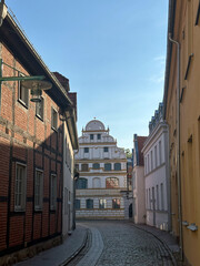 Scenic view of the old town of Guestrow, Germany