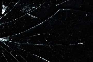 abstract broken glass texture background - 673060389