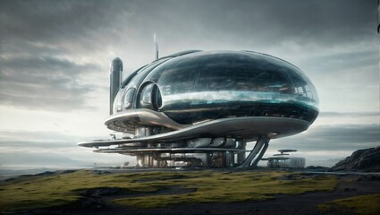 Extraterrestrial Dwelling: Futuristic Marvel