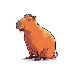 Capybara - Vektorillustration, AI Generative