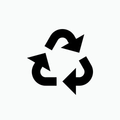 Recycle Icon. Recycling Symbol - Vector Logo Template.
