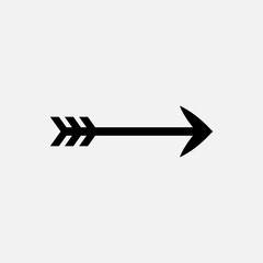 Right Turn Arrow Icon. Direction Symbol - Vector Logo Template.
