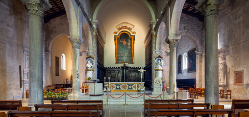 interior of Ancona Cathedral (duomo)