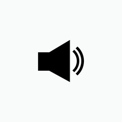 Volume Icon. Sound  Symbol. Noise Middle Level - Vector.