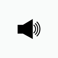 Volume Icon. Sound  Symbol. Noise High Level - Vector.