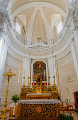 Interior of  Saint Francesco of Scale Ancona Italy