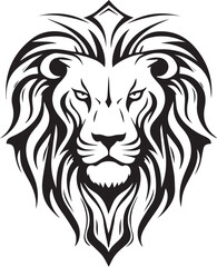 Löwenkopf Logo, KI gneriert