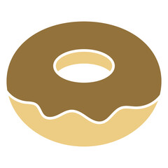 donut with chocolate