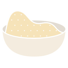 flour powder in bowl