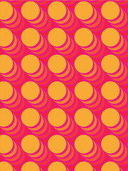 circle gradation seamless pattern