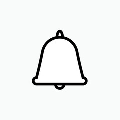 Alarm Clock Icon. Ring Symbol. Notification Sign - Vector Logo Template.