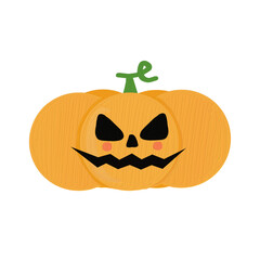 Halloween_oilpaint_acrylic_Halloween pumpkin