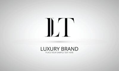 LT L lt initial logo | initial based abstract modern minimal creative logo, vector template image. luxury logotype logo, real estate homie logo. typography logo. initials logo - obrazy, fototapety, plakaty