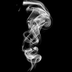 real smoking isolated effect black backdrop with smoke overlay